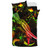 Fiji Bedding Set - Fiji Coat Of Arms & Polynesian Tropical Flowers White 6