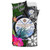 Marshall Islands Bedding Set - Turtle Plumeria Banana Leaf Crest 2
