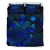 Polynesian Bedding Set - Northern Mariana Islands Duvet Cover Set Blue Color 2