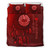 Tahiti Duvet Cover Set - Tahiti Coat Of Arms Dreamcatcher Custom Personalised Red 2