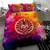 Marshall Islands Duvet Cover Set - Marshall Islands Seal & Brown Hibiscus 6