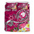 Pohnpei Custom Personalised Bedding Set - Turtle Plumeria (Pink) 3