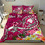 Yap Micronesia Bedding Set - Blue Turtle Hibiscus 5