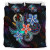 Nauru Bedding Set - Hibiscus Flower Vintage Style 4