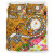 Kosrae Custom Personalised Bedding Set - Turtle Plumeria (Gold) 3