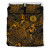Polynesian Bedding Set - American Samoa Duvet Cover Set Gold Color 2
