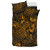 Polynesian Bedding Set - American Samoa Duvet Cover Set Gold Color 3