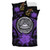 American Samoa Duvet Cover Set - American Samoa Seal & Purple Hibiscus 3