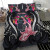 Wallis And Futuna Bedding Set - Polynesian Shark Hibiscus Flower 1
