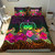 Tuvalu Duvet Cover Set - Coat Of Arms & Flag Green 5