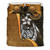 Federated States Of Micronesia Bedding Set Gold - Turtle With Hook 3