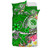 FSM Custom Personalised Bedding Set - Turtle Plumeria (Green) 2