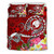 Pohnpei Custom Personalised Bedding Set - Turtle Plumeria (Red) 3