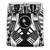 Chuuk States Duvet Cover Set - Black White Tattoo Style 1