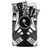 Chuuk States Duvet Cover Set - Black White Tattoo Style 3