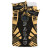 Palau Duvet Cover Set - Polynesian Tattoo Gold 3