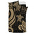 Fiji Polynesian Bedding Set - Gold Tentacle Turtle Crest 2