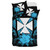 Wallis And Futuna Duvet Cover Set - Wallis And Futuna Coat Of Arms & Turquoise Hibiscus 3