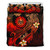 Guam Polynesian Bedding Set - Manta Ray Tropical Flowers (Reggae) 5