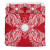 Polynesian Bedding Set - Marshall Islands Duvet Cover Set Map Red White 3