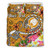Pohnpei Custom Personalised Bedding Set - Turtle Plumeria (Gold) 3 Pohnpei Custom Personalised Bedding Set - Turtle Plumeria (Gold) 3