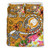 Pohnpei Custom Personalised Bedding Set - Turtle Plumeria (Gold) 3 Pohnpei Custom Personalised Bedding Set - Turtle Plumeria (Gold) 3