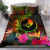 Yap Polynesian Bedding Set - Hibiscus And Banana Leaves 1