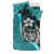 Kosrae Micronesian Bedding Set Turquoise - Turtle With Hook 2