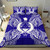 Polynesian Bedding Set - Pohnpei Duvet Cover Set Map Blue 2