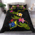 Cook Islands Polynesian Custom Personalised Bedding Set - Plumeria Tribal 1
