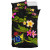 Cook Islands Polynesian Custom Personalised Bedding Set - Plumeria Tribal 2