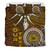 Polynesian Duvet Cover Set - Hawaii Bedding Set Shark Polynesia Compass Plumeria Gold4