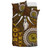 Polynesian Duvet Cover Set - Hawaii Bedding Set Shark Polynesia Compass Plumeria Gold 6