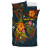 Kosrae Custom Personalised Bedding Set - Humpback Whale With Tropical Flowers (White)4