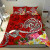 Polynesian Bedding Set - Turtle Plumeria Red Color 1