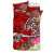 Polynesian Bedding Set - Turtle Plumeria Red Color 2