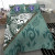 American Samoa Personalised Bedding Set - Seal With Polynesian Pattern Heartbeat Style (Gold) 6