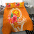Palau Polynesian Bedding Set - Tribal Flower With Special Turtles Blue Color 6
