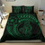 Hawaii Polynesian Bedding Set - Turtle With Blooming Hibiscus Gold4
