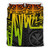 Hawaii Personalised Bedding Set - Kanaka Maoli With Polynesian Pattern In Heartbeat Style (Reggae) 3