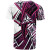 Marshall Islands T-Shirt - Tribal Flower Special Pattern Purple Color 2