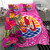 Polynesian Bedding Set - Nauru Duvet Cover Set Father And Son Blue 6