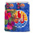 Tahiti Bedding Set - Hibiscus Polynesian Pattern Blue Version 3