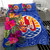 Samoa Bedding Set - Hibiscus Polynesian Pattern Red Version 6