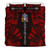 Norfolk Island Duvet Cover Set - Polynesian Tattoo Red 1