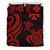 Wallis And Futuna Bedding Set - Red Tentacle Turtle 3