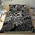 Polynesian Duvet Cover - Tonga Bedding Set - White Turtle Flowing 1
