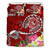 Tahiti Custom Personalised Bedding Set - Turtle Plumeria (Red) 3