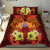 Tuvalu Custom Personalised Bedding Set White - Turle Plumeria Banana Leaf 6