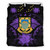 Tuvalu Duvet Cover Set - Tuvalu Coat Of Arms & Purple Hibiscus 2